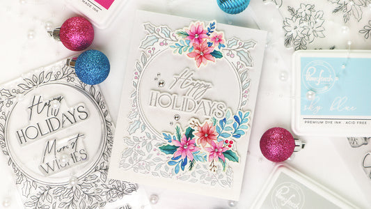Happy Holidays Circle Frame | TaeEun Yoo