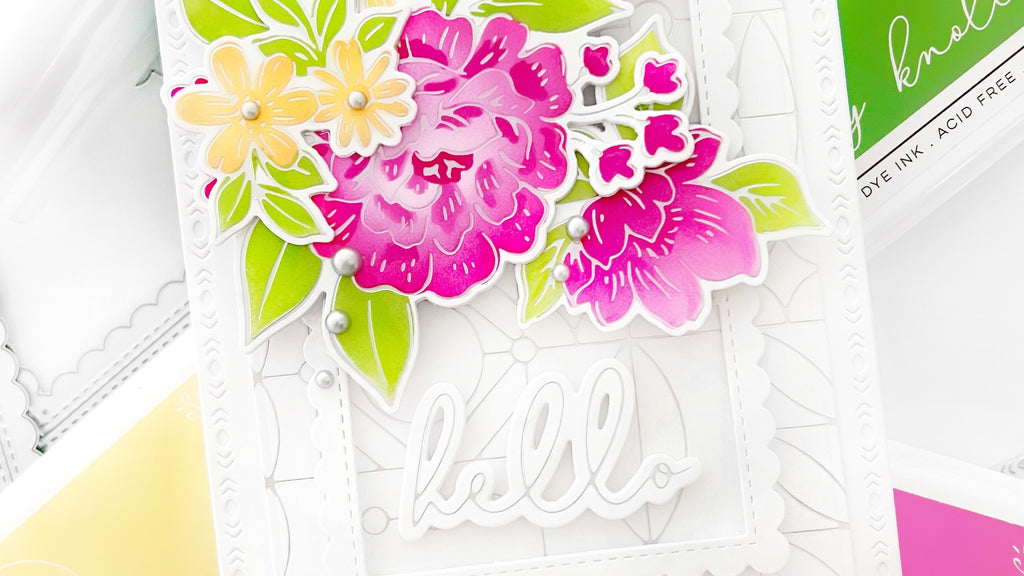 Dreamy Floral Hello Card | Dilay Nacar
