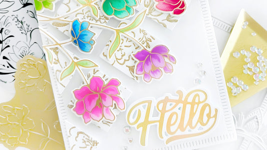 Rainbow Floral Hello | Dilay Nacar