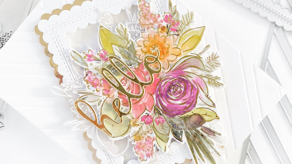 Framed Joyful Bouquet | Dilay Nacar