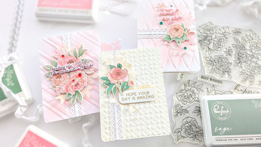 Notecards with Beautiful Peony Florals | Anne Fiene