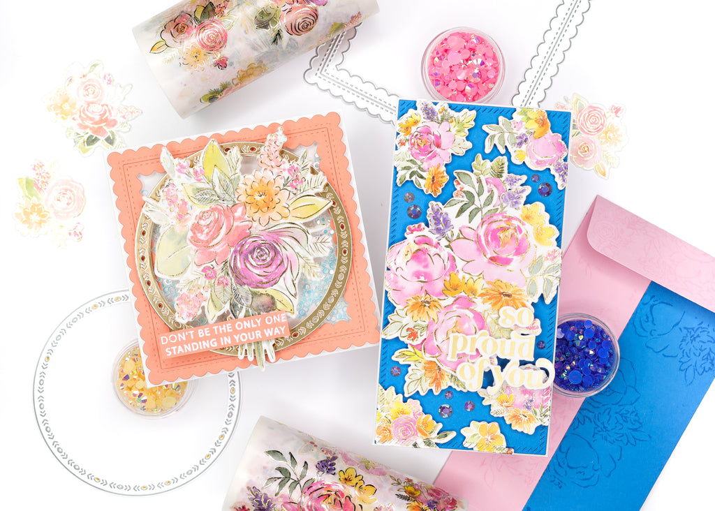Pairing Washi with Essentials Dies | Jenny Colacicco