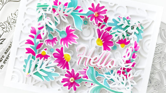 Sweet Friend Floral Frame | Dilay Nacar