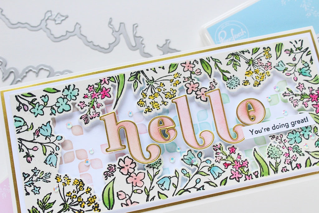 Floral Slimline Cards | Hussena Calcuttawala