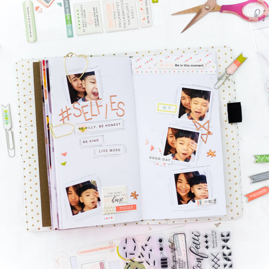 Two Travelnotebook Spread - Live More With Evelyn Pratiwi Yusuf