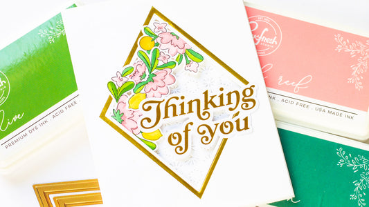 Citrus Blooms Thinking of You Card | Angela Simpson