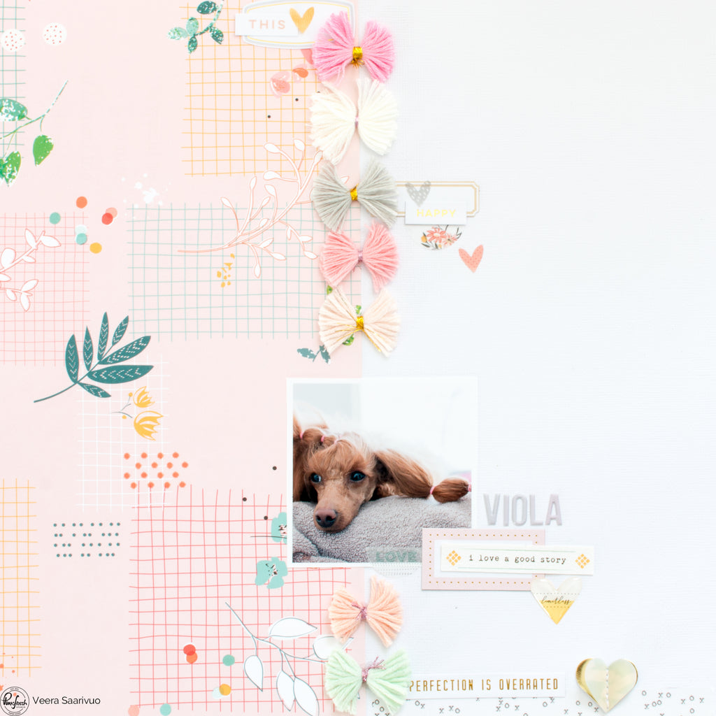 June Monthly Challenge Layout with Veera
