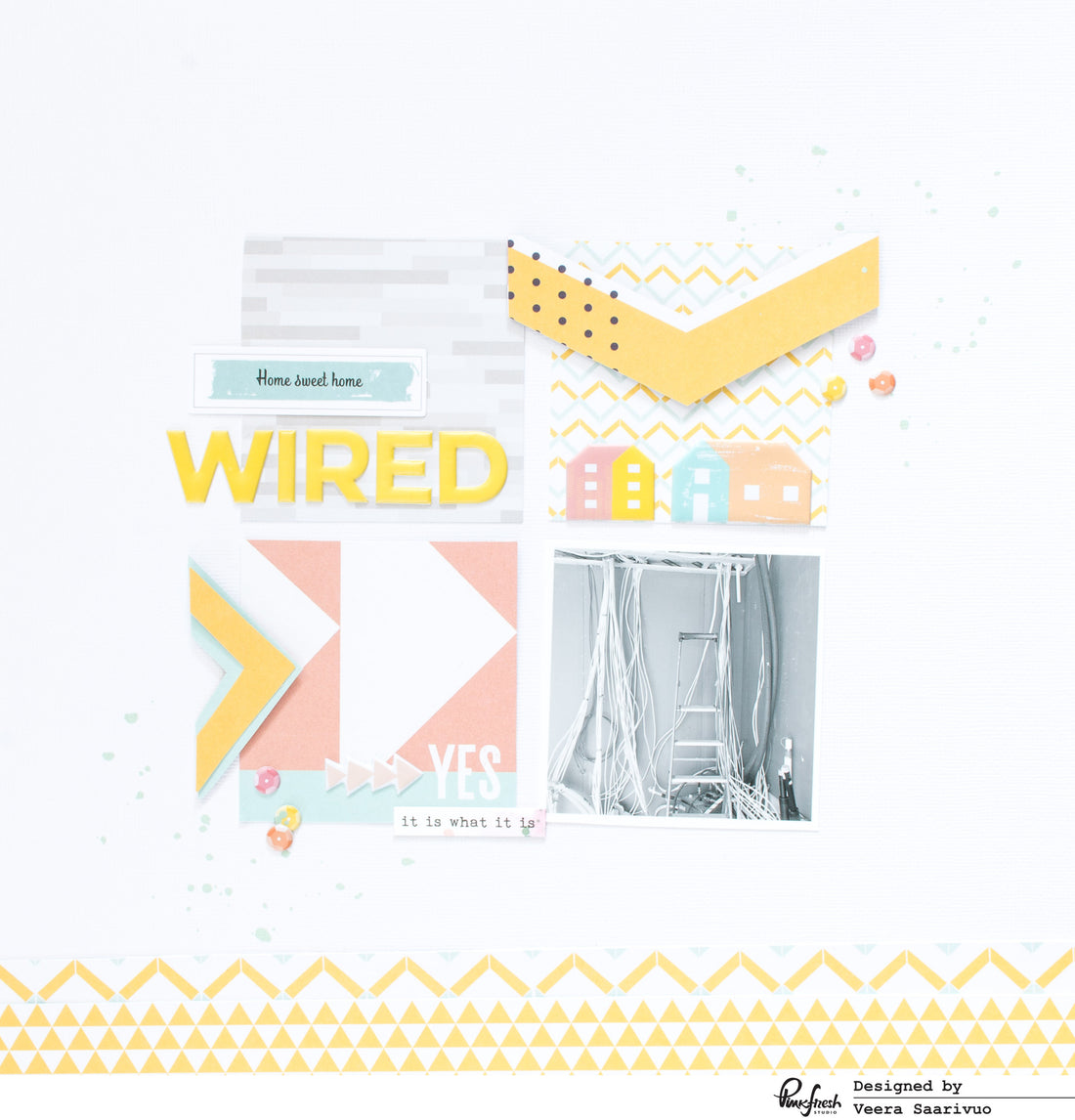 A layout and a planner spread by Veera