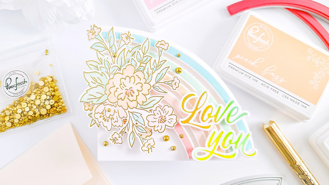 Pop Out: Rainbow Shaped Card┃Yasmin Diaz