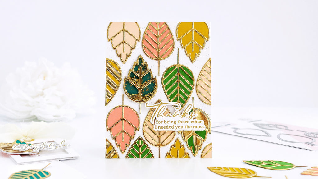 Foliage Shaker & Matching Tag Fall Inspiration┃Yasmin Diaz