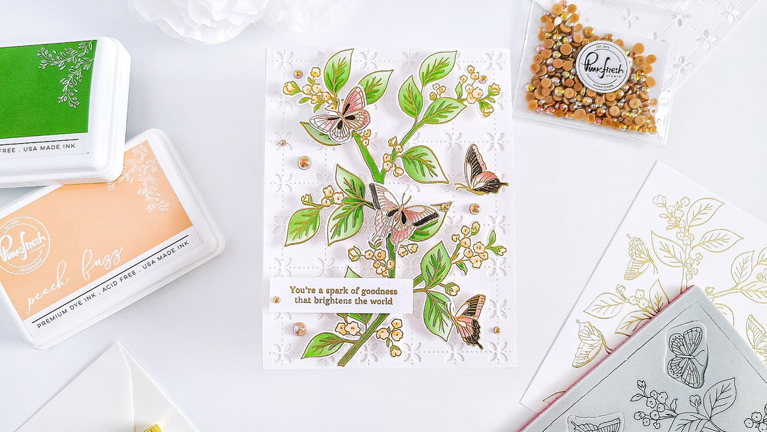 Botanical and Butterflies Inspiration Card┃Yasmin Diaz