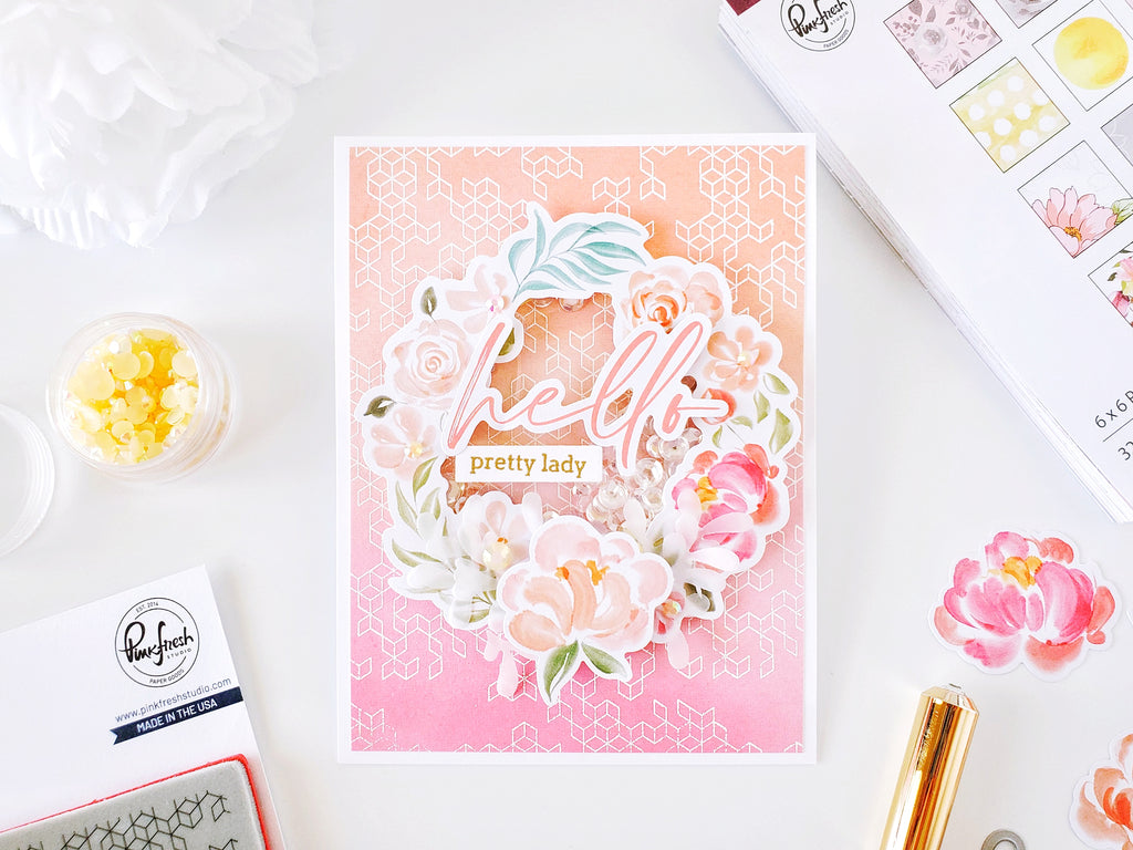 Celebrate Ephemera Shaker Card┃Yasmin Diaz