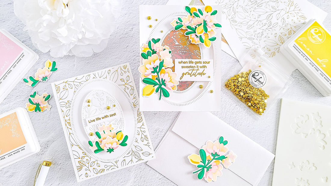 Citrus Blooms + Lush Vines Inspiration Cards┃Yasmin Diaz