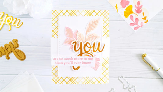 Delicate Pop-Up Fall Inspiration Card┃Yasmin Diaz