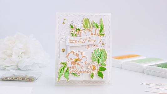 Modern & Geometrical Sunshine On My Mind Inspiration Card┃Yasmin Diaz