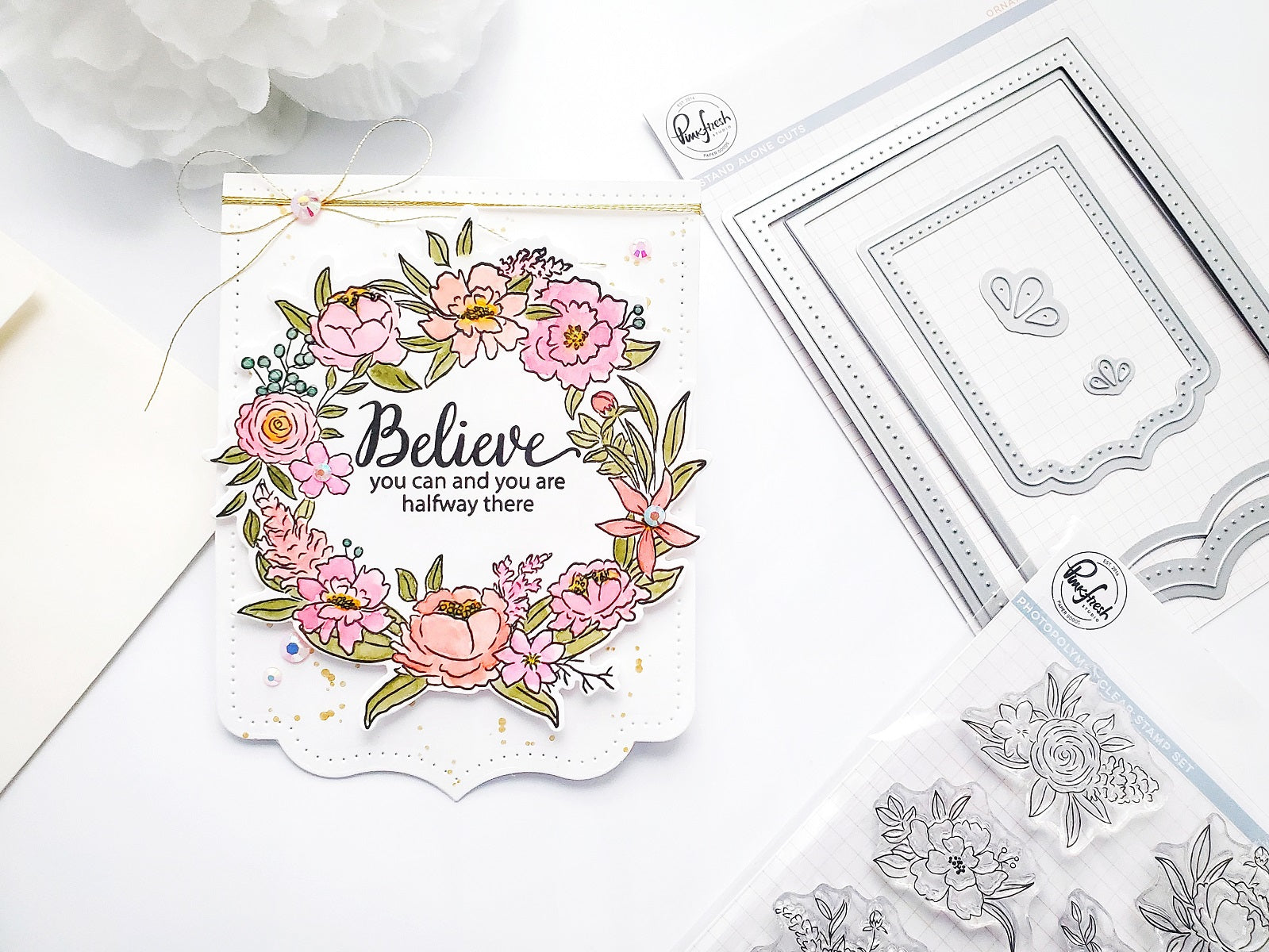 Ornate Banner Shaped Inspiration Card┃Yasmin Diaz