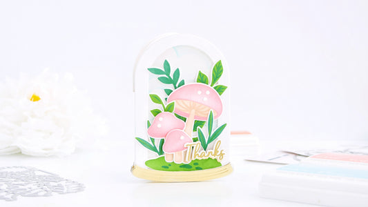 The Magic Is In You Shaped Terrarium Inspiration Card┃Yasmin Diaz