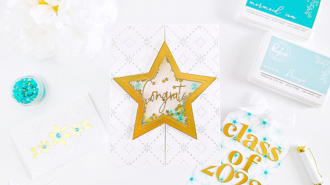 Nested Stars Congrats Card Set┃Yasmin Diaz