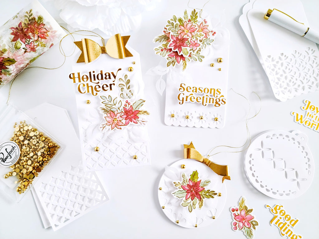 Elegant & Delicate Holiday Tags┃Yasmin Diaz