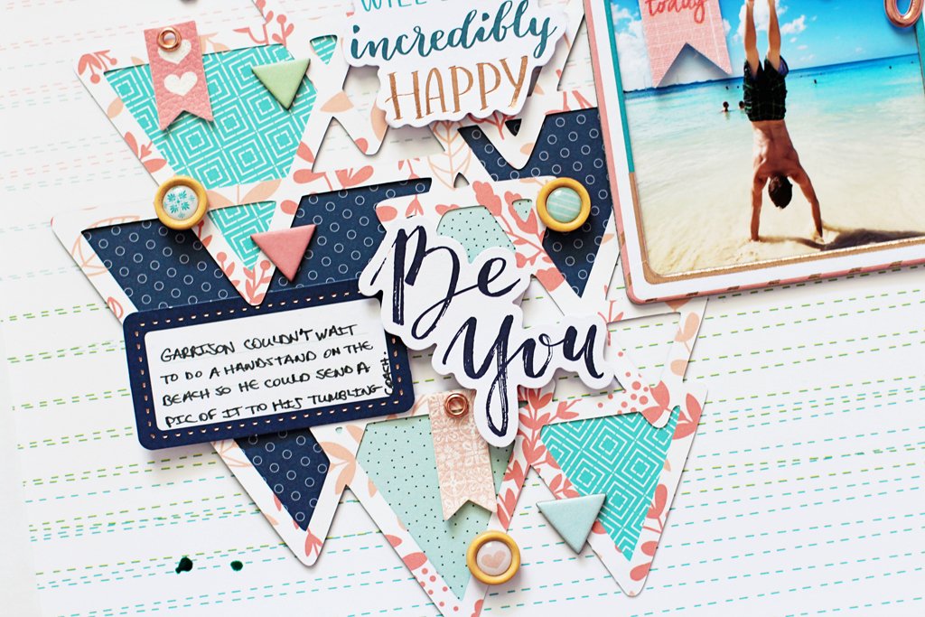 Layouts Using the New Be You and The Mix No. 2 Collections