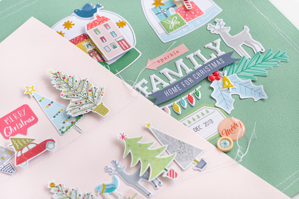 Home for the Holidays Layouts I Flora Farkas