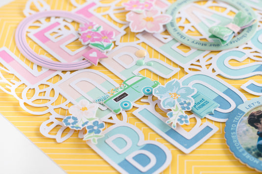 Spring Layout with Free Cut File I Flora Farkas