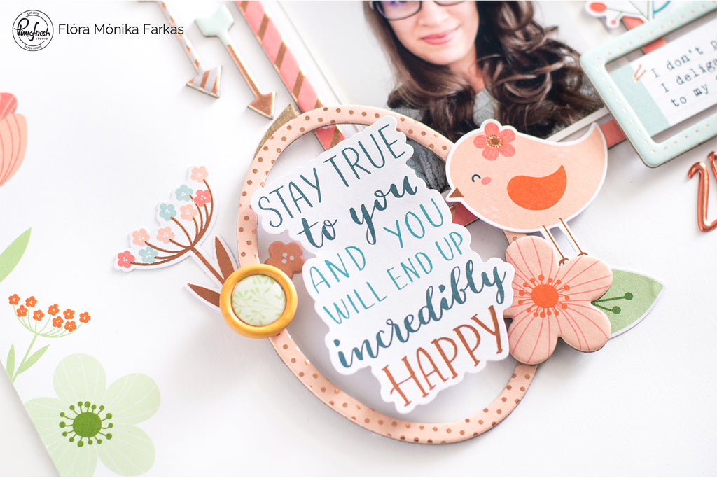 Scrapbook layouts with Be You & The Mix Vol. 2 | Flora Farkas