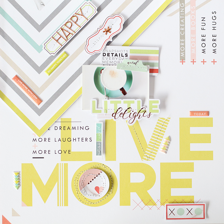 A layout with Live More collection
