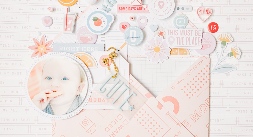 Sweet layout using Some Days Collection | Maribel Gómez