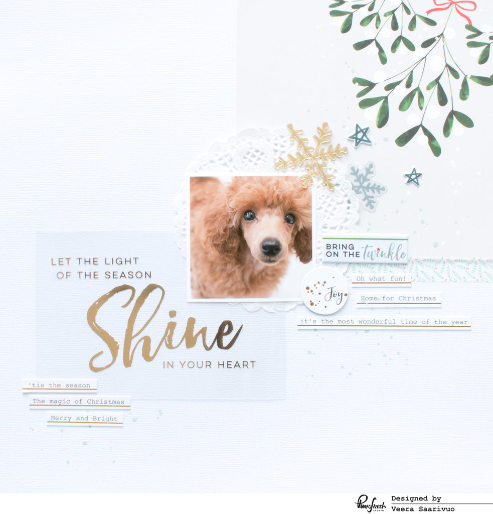 Christmas Layout + Traveler’s Notebook Spread with Veera