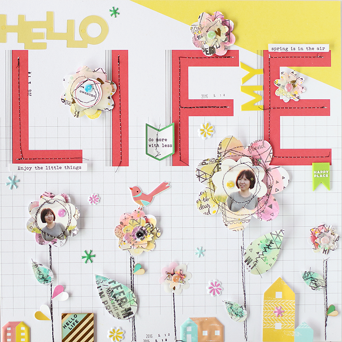 A layout using Stamping & Diecutting