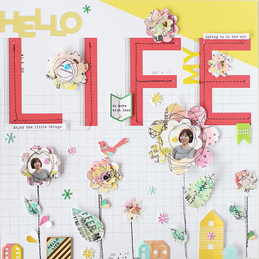 A layout using Stamping & Diecutting