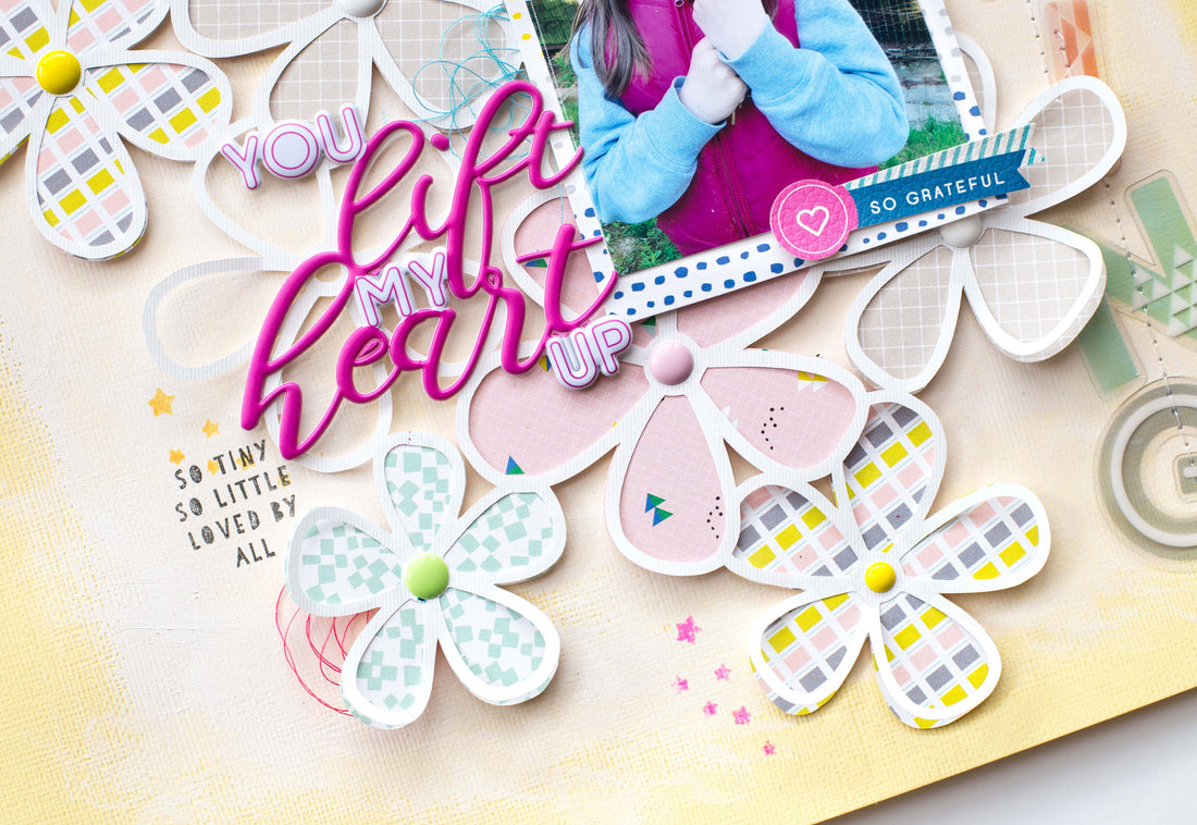 Springtime layouts with Bea Valint