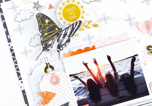 Layout inspirations with Escape the Ordinary and Boys Fort collection - Bea Valint