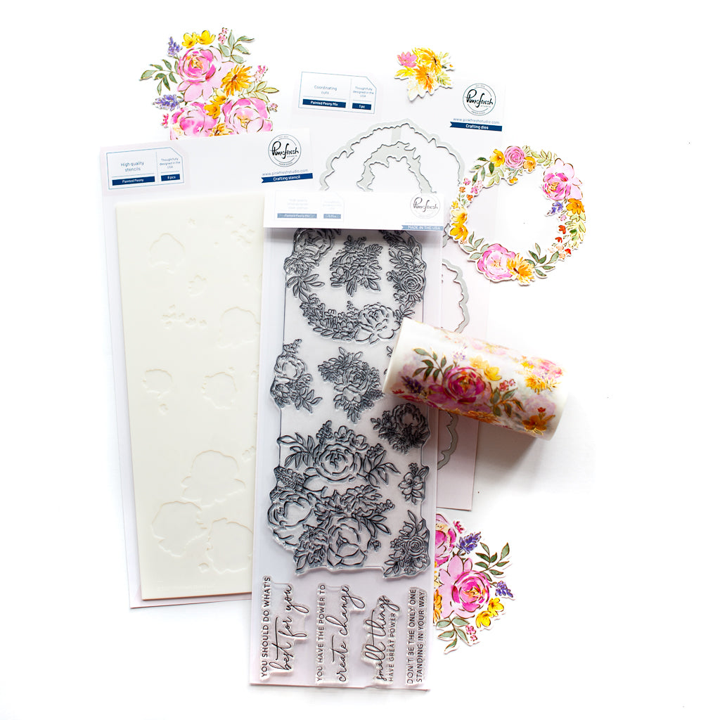 Flower Market: 12 x 12 Paper Pack – Pinkfresh Studio