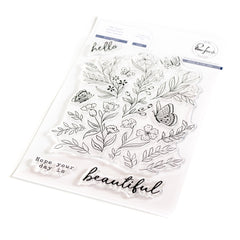 Butterfly Garden stamp