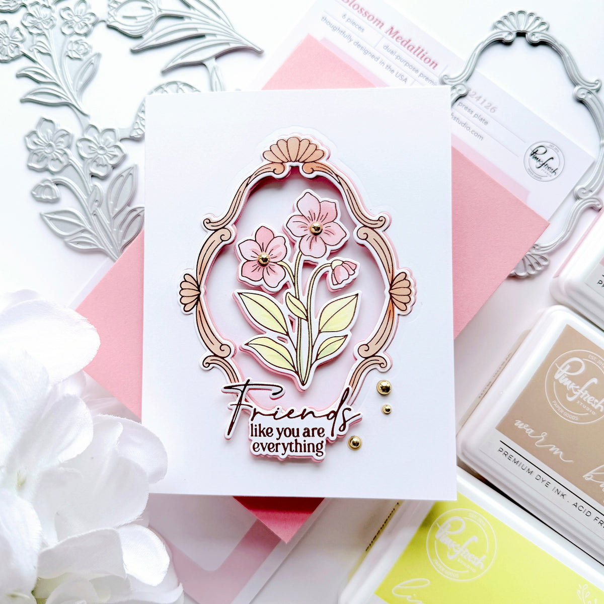 Blossom Medallion press plate