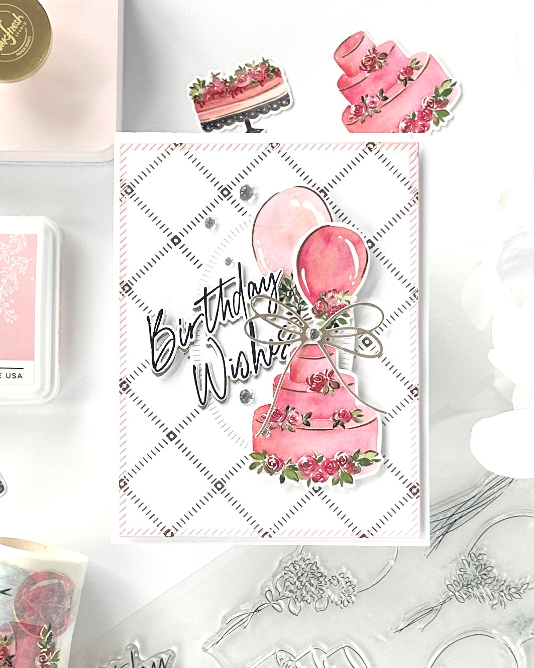 Ribbons & Balloons stamp