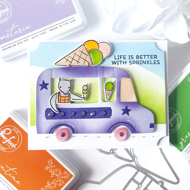 Ice Cream Truck stamp