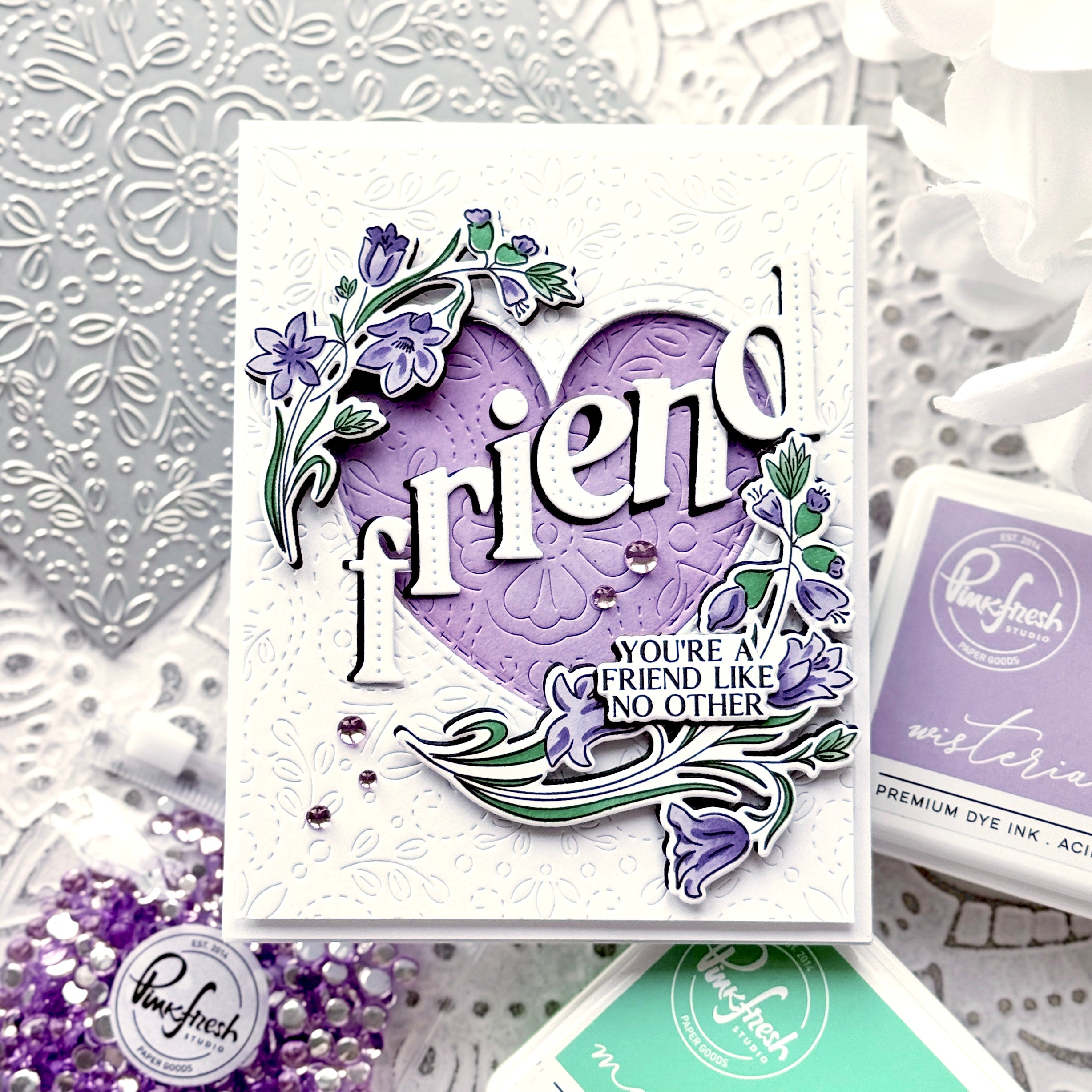 Charming Stitched Florals coverplate die – Pinkfresh Studio