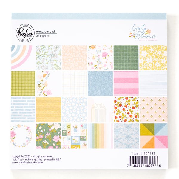 Lovely Blooms: 6 x 6 paper pack
