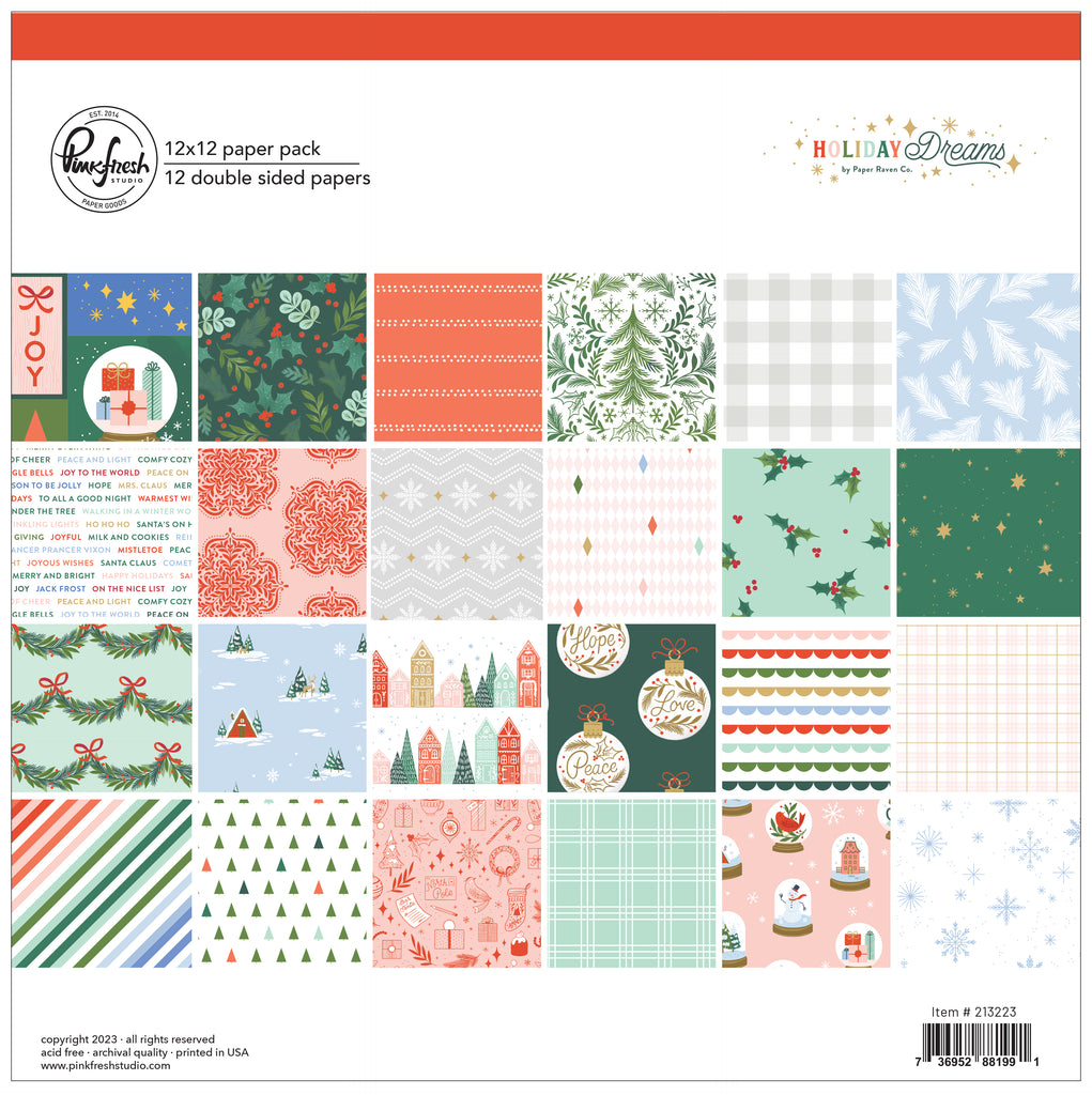 Holiday Dreams: 12 x 12 Paper Pack