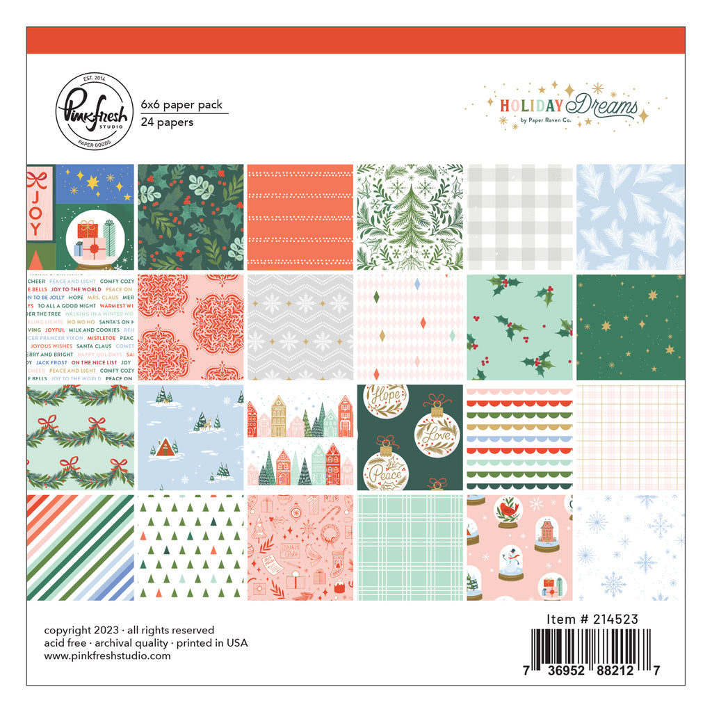 Holiday Dreams: 6 x 6 paper pack