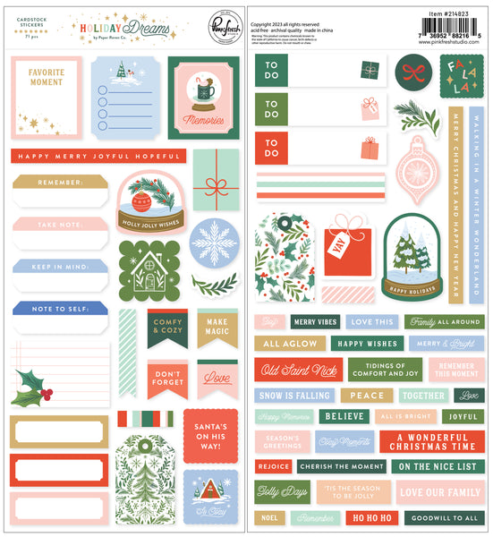 Holiday Dreams: 12 x 12 Paper Pack – Pinkfresh Studio