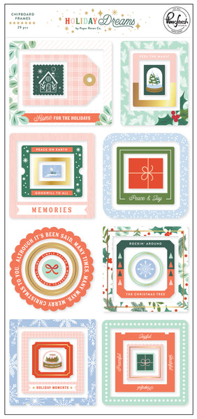 Holiday Dreams: Chipboard Frames