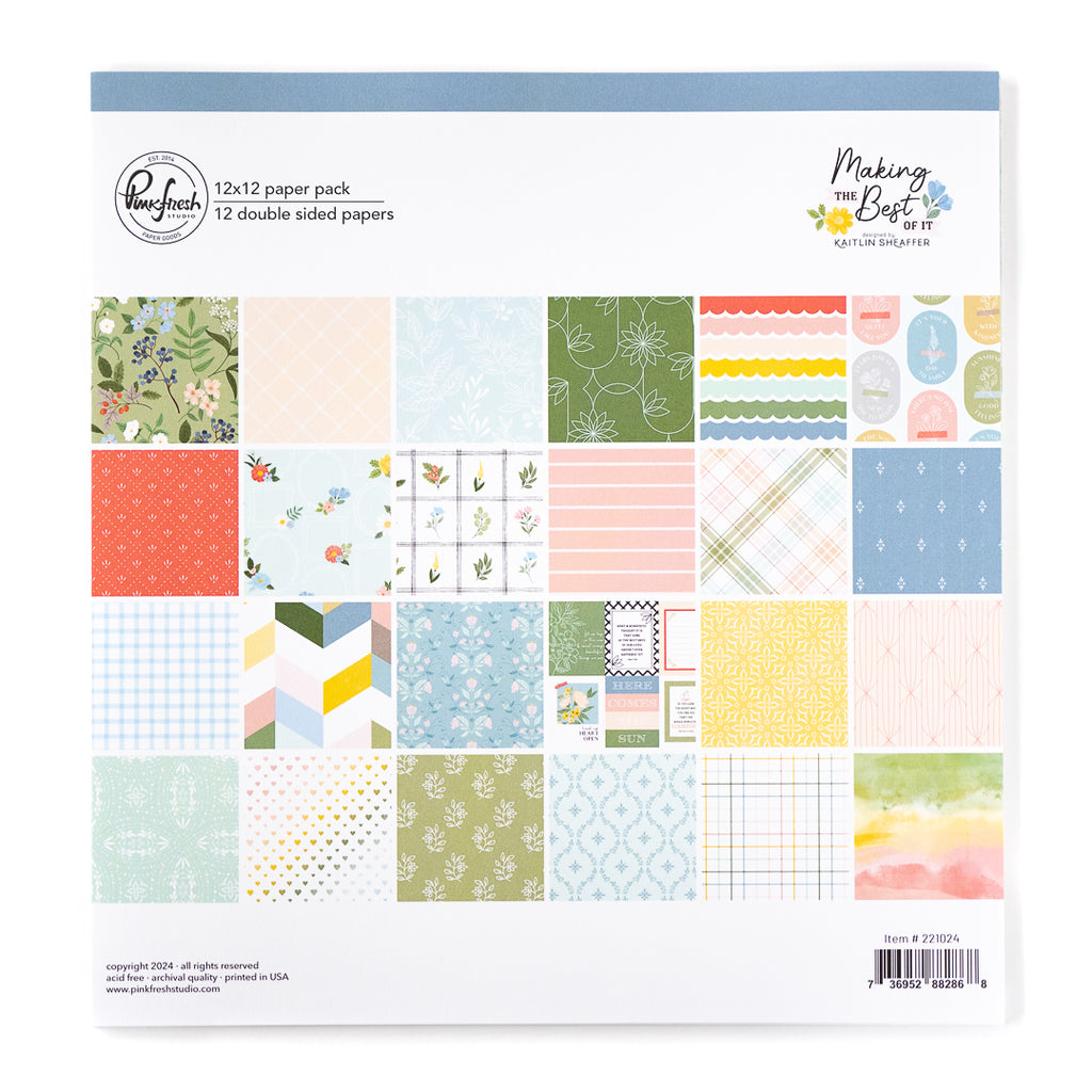 Making the Best of It: 12 x 12 Paper Pack