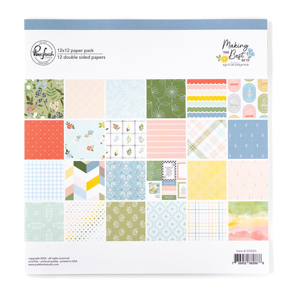 Making the Best of It: 12 x 12 Paper Pack