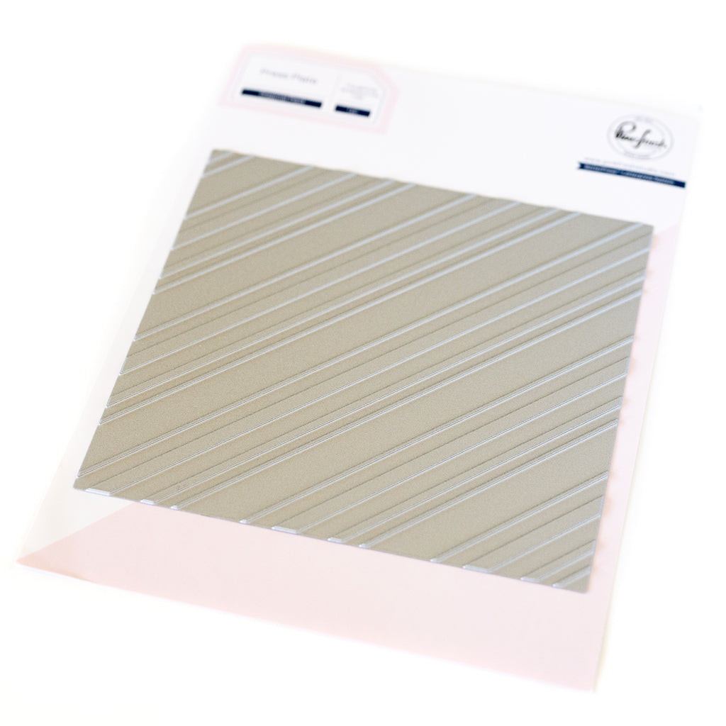 Diagonal Plaid Press Plate Diagonal Plaid Press Plate