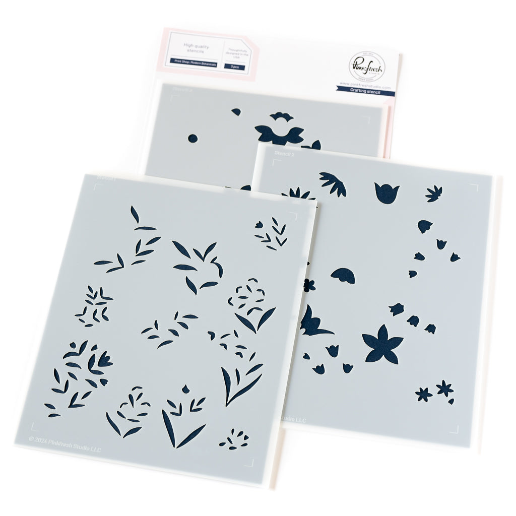 Print Shop: Modern Botanicals Stencils Print Shop: Modern Botanicals Stencils