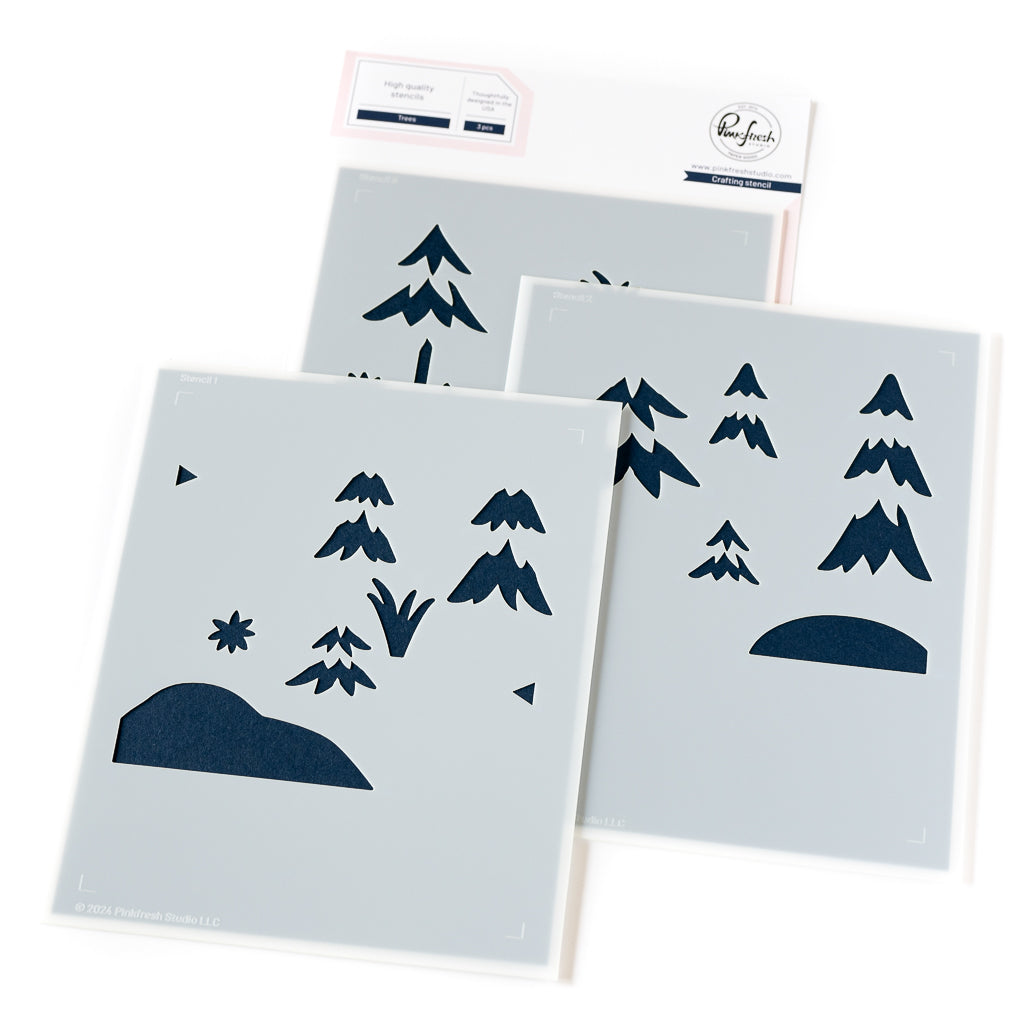 Trees stencil